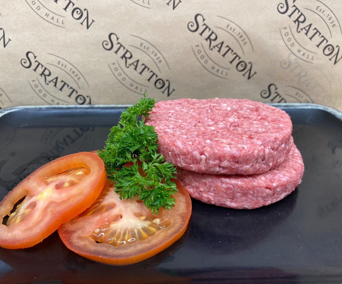 6oz Homemade Stratton Beef Burgers