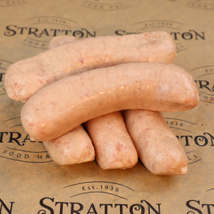 Stratton's Famous Traditional 3oz Pork Sausages (Pack of 5)