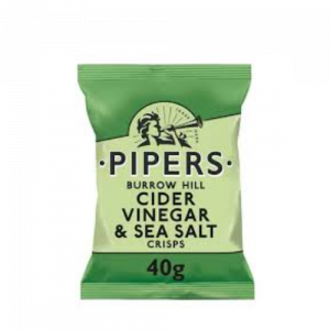 Pipers Cider Vinegar and Sea Salt Crisps