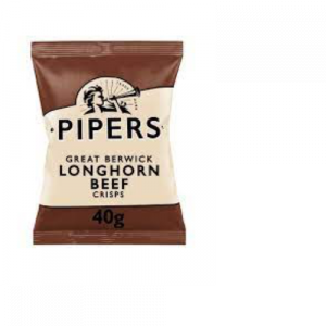 Pipers Longhorn Steak Crisps