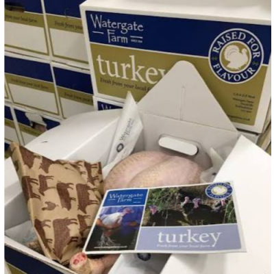 5 - 5.99 kg Bronze Free Range Watergate Farm Local Turkey ( serves 12 - 14 Guests)